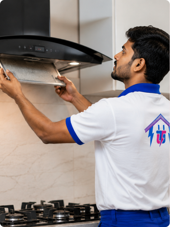 Wall Mounted Kitchen Chimney Services